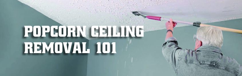 DIY popcorn ceiling removal