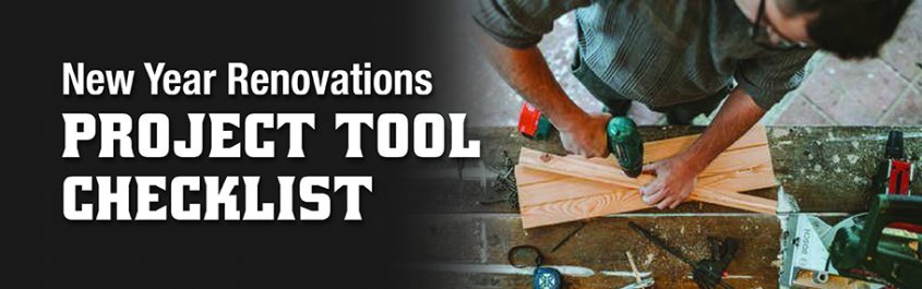 New Year Renovations Project Tool Checklist