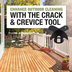 Enhance Outdoor Cleaning Efficiency With the Crack & Crevice Tool